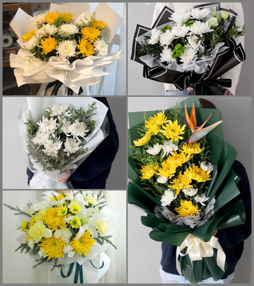 广东江门市恩平市横陂镇甘围村白事花束代送